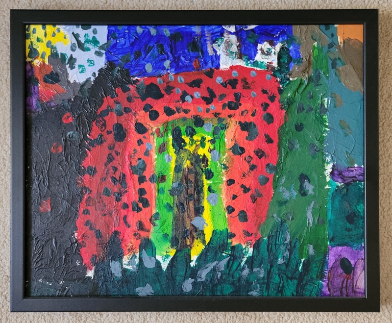 Rainbow Fall by artist Kaylie Ornelas